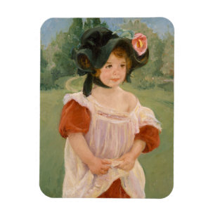 Spring: Margot Standing in a Garden 1900 Magnet