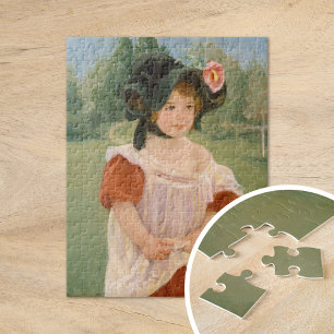 Spring: Margot Standing in a Garden Mary Cassatt Jigsaw Puzzle