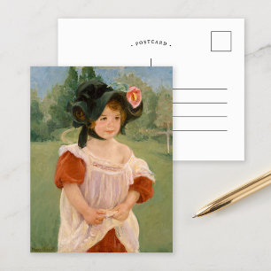 Spring: Margot Standing in a Garden Mary Cassatt Postcard
