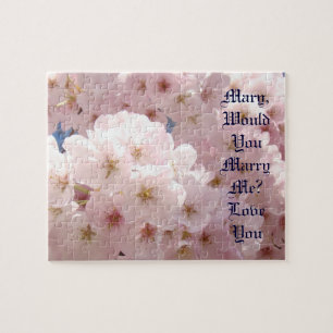 Spring Marriage Proposal puzzles Will You Marry Me
