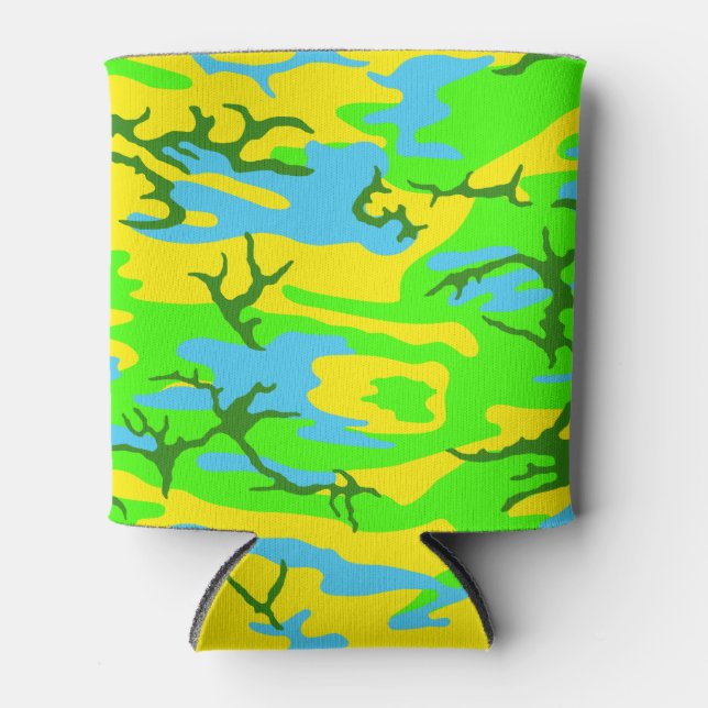Spring Meadow Camo Can Cooler (Front)