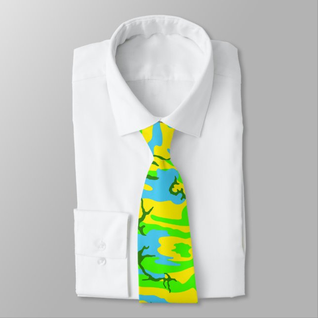 Spring Meadow Camo Tie (Tied)