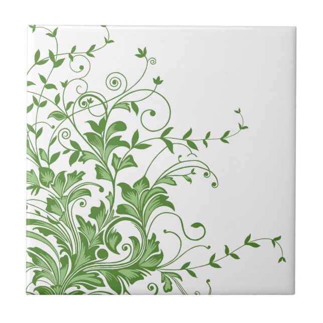Spring Meadow Ceramic Tile (Front)
