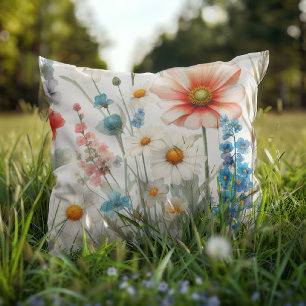 Spring Medley of Flowers 🌷 Cushion