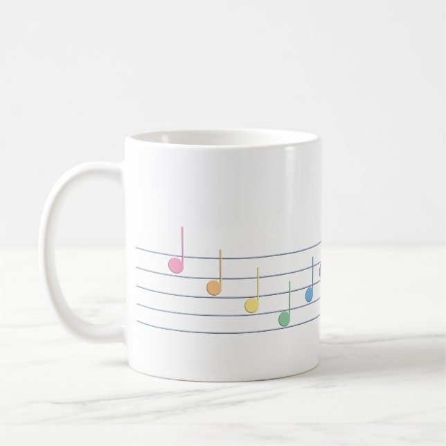 Spring Melody (Linear) Coffee Mug (Left)