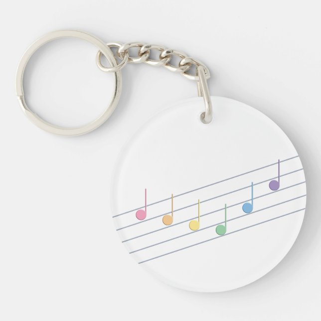 Spring Melody (Linear) Key Ring (Front)