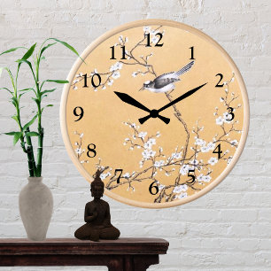 Spring Melody Round Clock