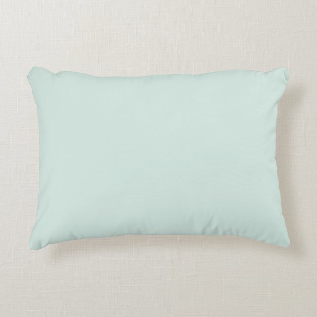 Spring Mint Solid Colour Decorative Cushion (Front)