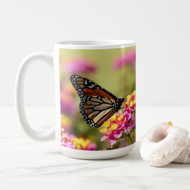 Spring Monarch Mug (With Donut)