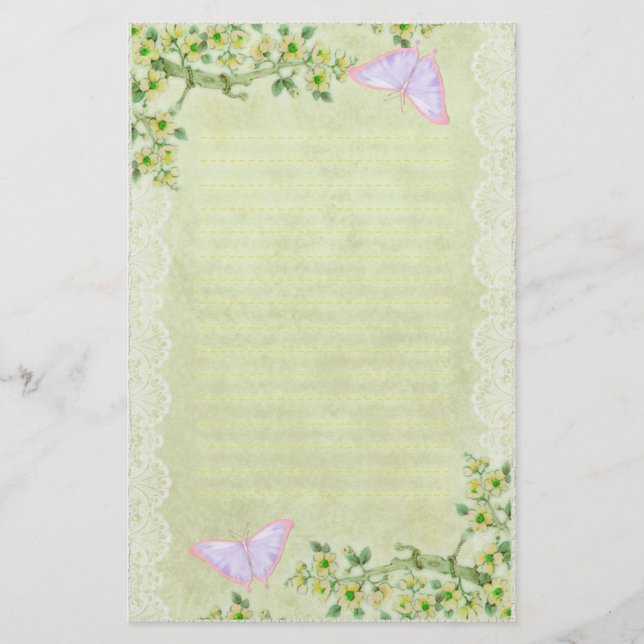 Spring Morning 3 Stationery (Front)