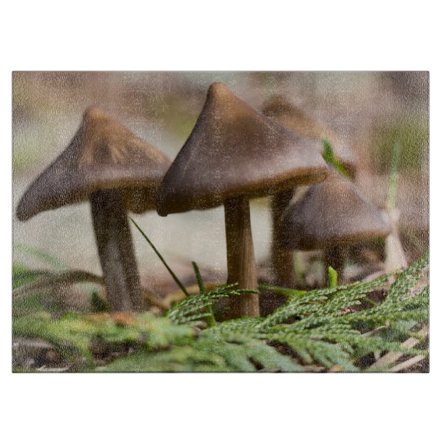 Spring Mushroom Cutting Board (Front)