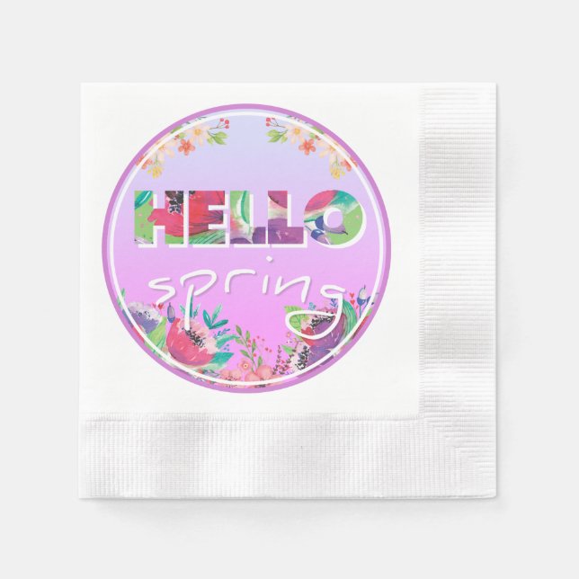 Spring Napkin (Front)