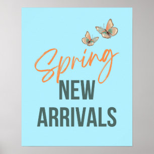 Spring New Arrivals Sign, Retail Sale Sign
