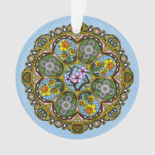 Spring Nouveau Acrylic Ornament