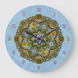 Spring Nouveau Clock