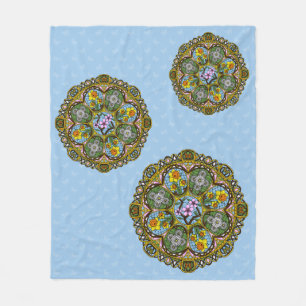 Spring Nouveau Fleece Blanket
