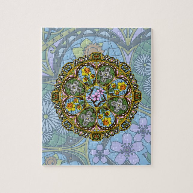 Spring Nouveau Puzzle (Vertical)