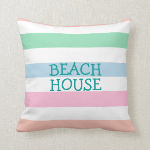 Spring or Summer Beach House Cushion