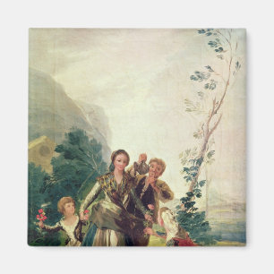 Spring or the Flower Seller, 1786 Magnet