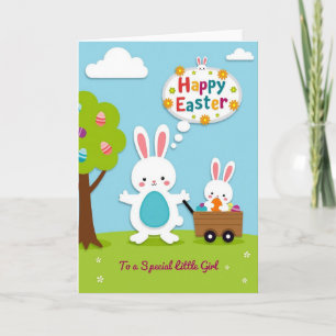Spring Ovoids Fun Scene Card