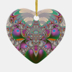 Spring Owl Ceramic Ornament