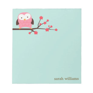 Spring Owl Notepad