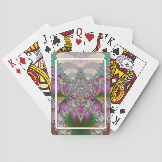 Spring Owl Playing Cards (Back)