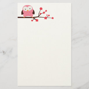 Spring Owl Stationery