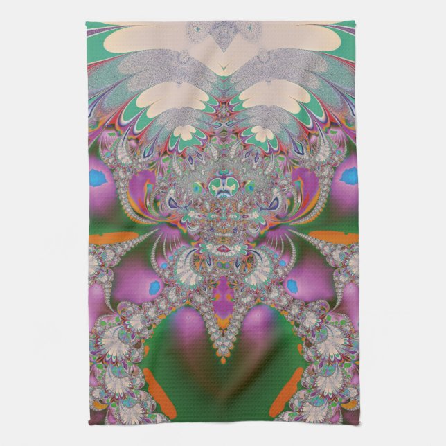 Spring Owl Tea Towel (Vertical)