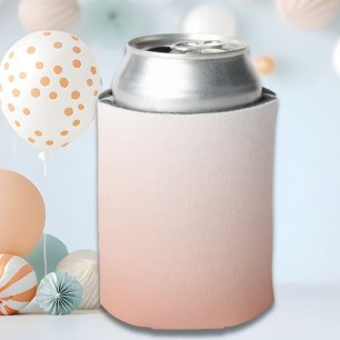 spring pastel colour blush peach ombre dusty pink can cooler