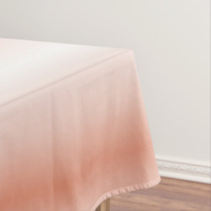 spring pastel colour blush peach ombre dusty pink tablecloth
