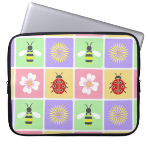 Spring Patches Laptop Sleeve
