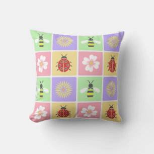 Spring Patches Pillow