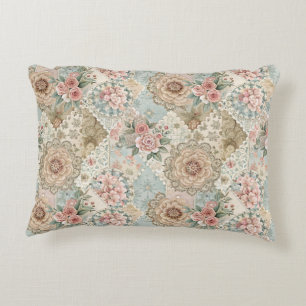 Spring Patchwork Seamless Pattern Decorative Cushion