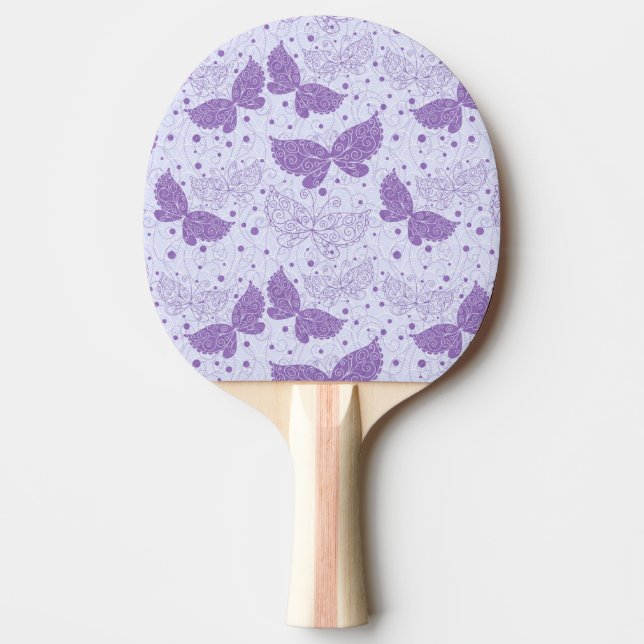 Spring Pattern Ping Pong Paddle (Front)
