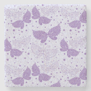 Spring Pattern Stone Coaster