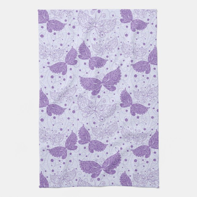 Spring Pattern Tea Towel (Vertical)