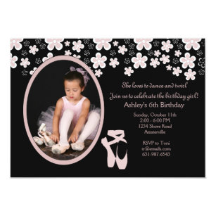 Spring Performance Photo Invitation