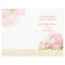 Spring Pink Peony Bi Fold Wedding Program