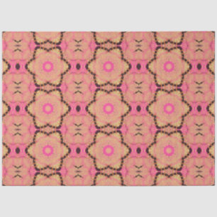 Spring Pink Rose Abstract Tissue Paper