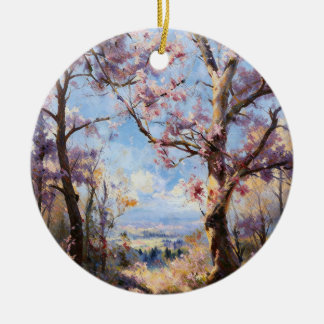 Spring Pink Tree Ornament