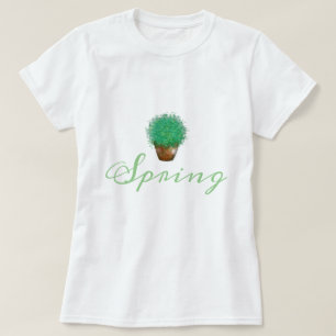 Spring plant Illustration t-shirt collection