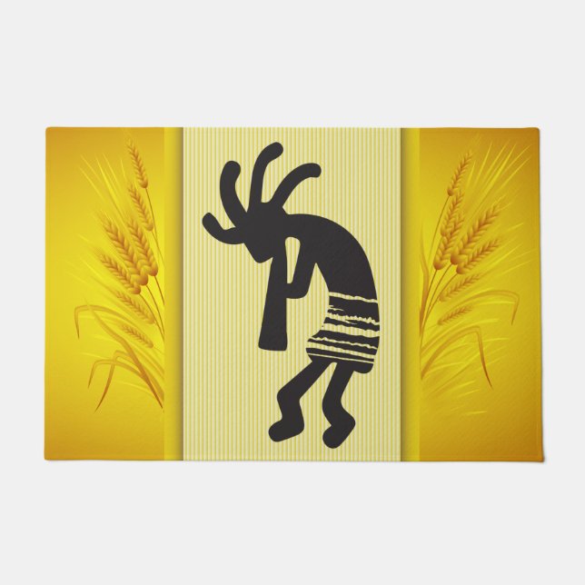 Spring Planting Kokopelli Doormat (Front)