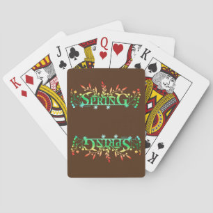 SPRING                                             PLAYING CARDS