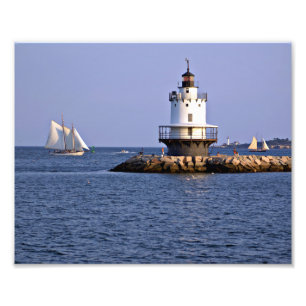 Spring Point Ledge Light, Maine photo Print