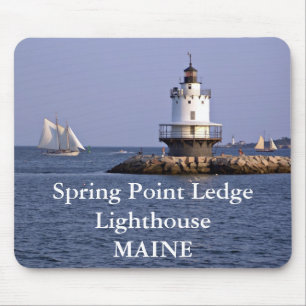 Spring Point Ledge Lighthouse, Maine Mousepad