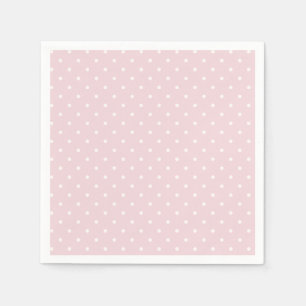 Spring Polka Dots Classic Soft Blush Napkin