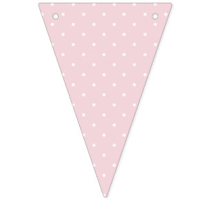 Spring Polka Dots Mcro Soft Blush Bunting