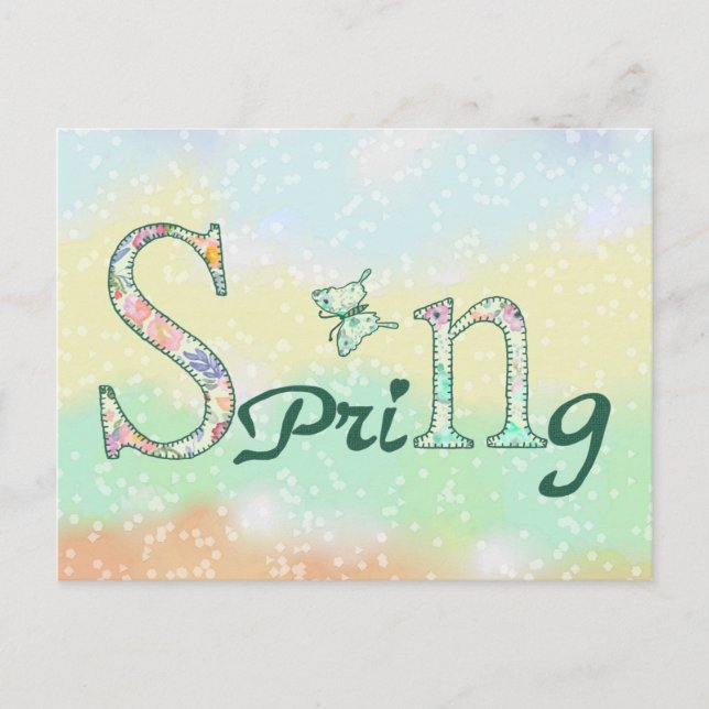 spring postcard (Front)