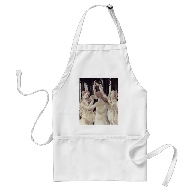 Spring (Primavera),  By Botticelli Sandro Standard Apron (Front)